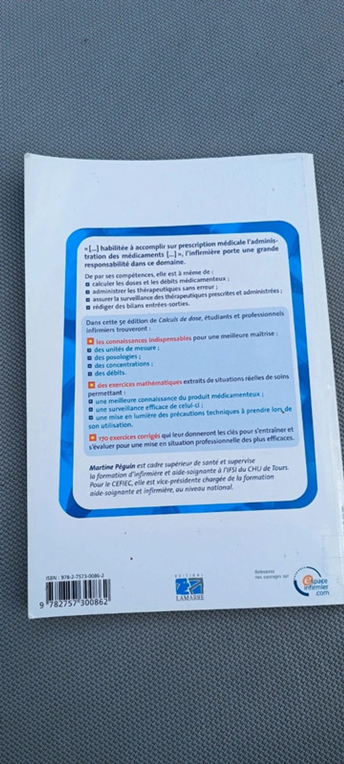 Livre calcul de dose ide - photo numéro 2