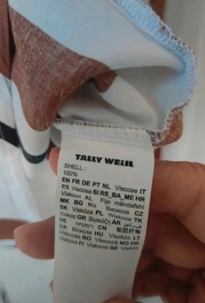Chemise Tally Weijl t.XS/S 100% viscose - photo numéro 9