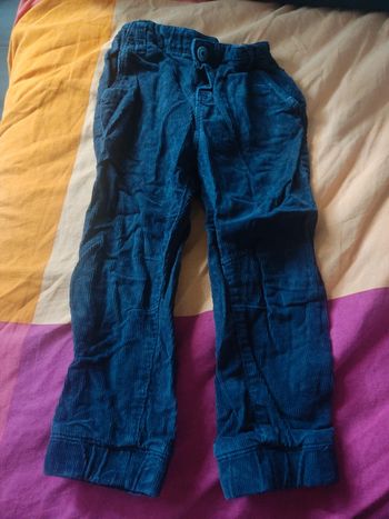 Pantalon velours noir garçon obaidi