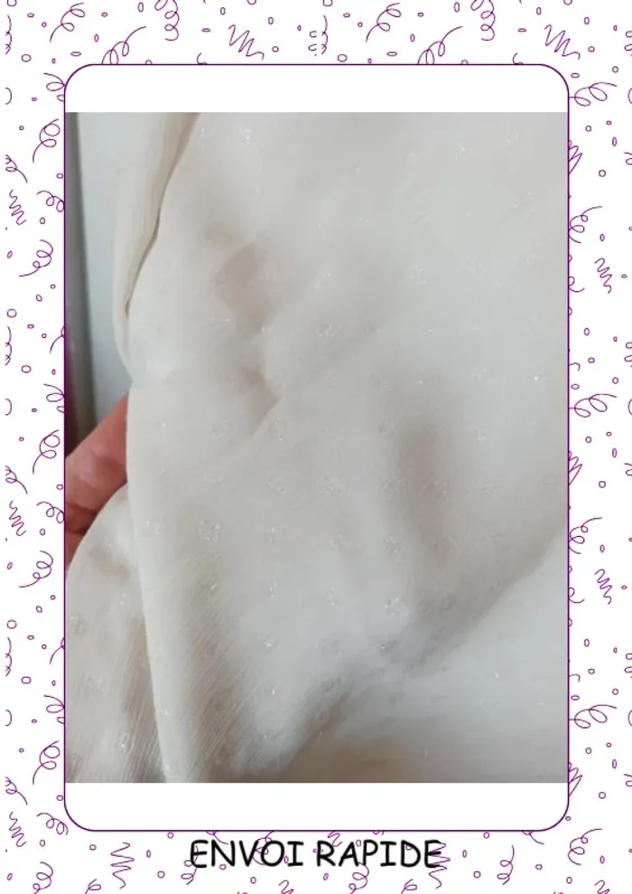 Débardeur blanc , fluide, blanc et doublé - photo numéro 5