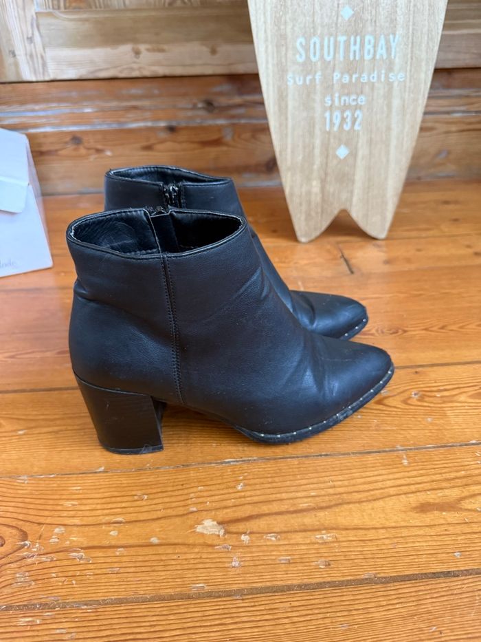 Bottines à talons noires - photo numéro 3