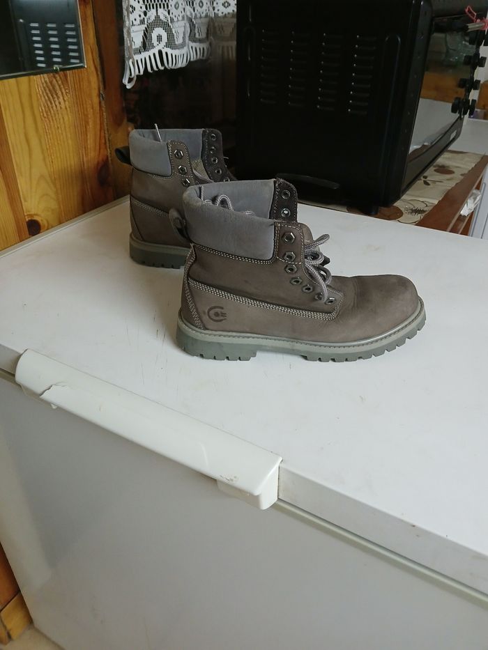 Chaussures hautes en cuir