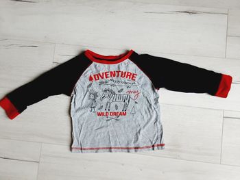 Vêtement garçon tee-shirt manches longues crocodile Tissaia 5 ans