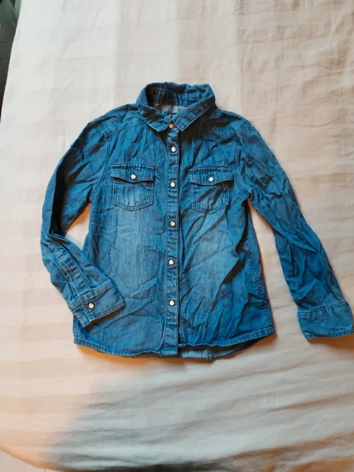 Chemise jean fille Kiabi 4 ans