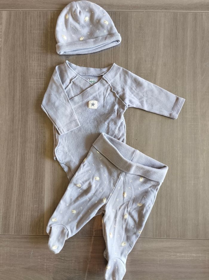 Ensemble bébé garçon 1 mois