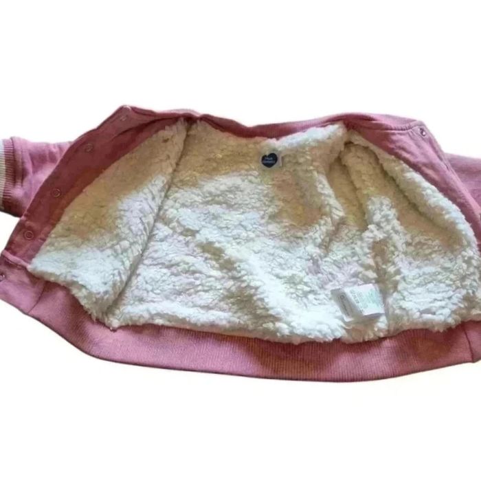 Gilet fourré rose 🌹9 mois 🌹 - photo numéro 2