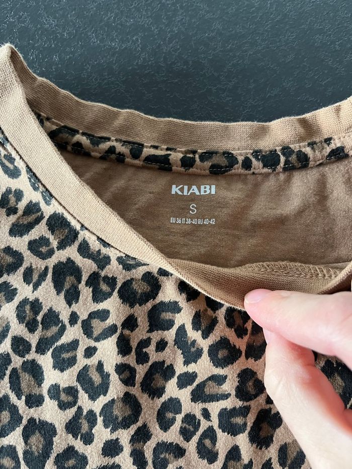 Tee shirt grossesse et allaitement léopard - photo numéro 3