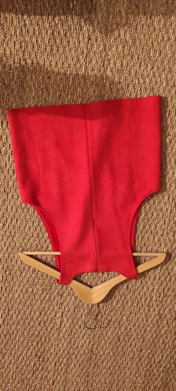 Haut femme sans manche suedine couleur rose