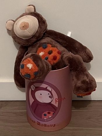 Peluche ours Rooa 33 cm Les Zazous Moulin Roty