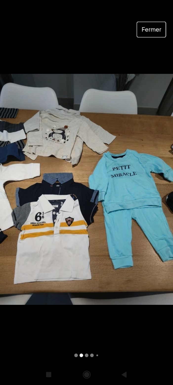 Lot vêtements 6 mois garçon - photo numéro 2