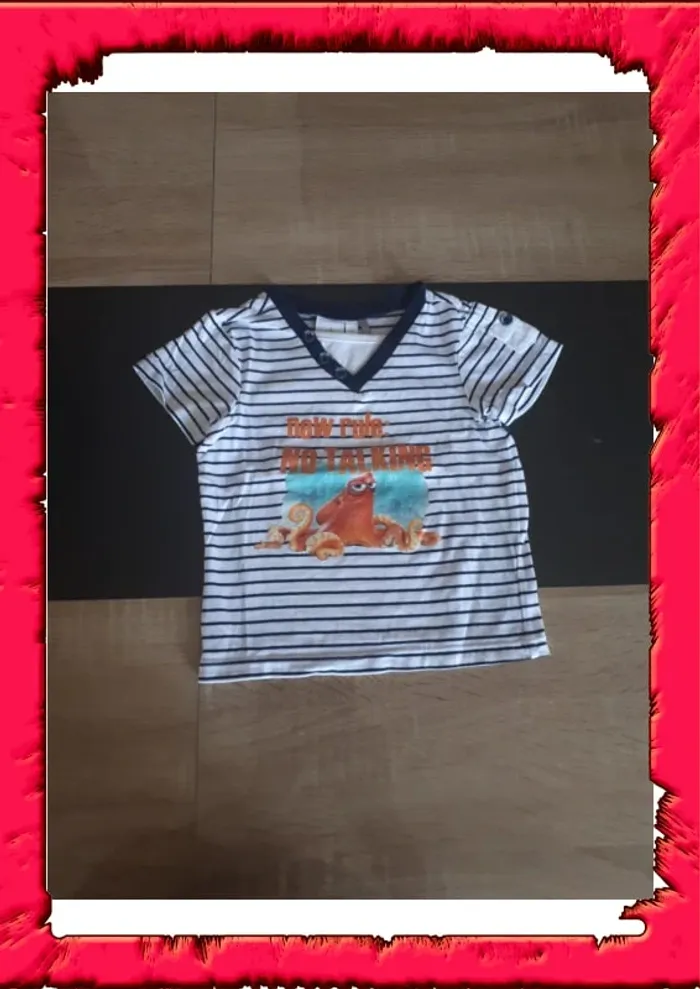 Tshirt marinière disney Nemo 9 mois