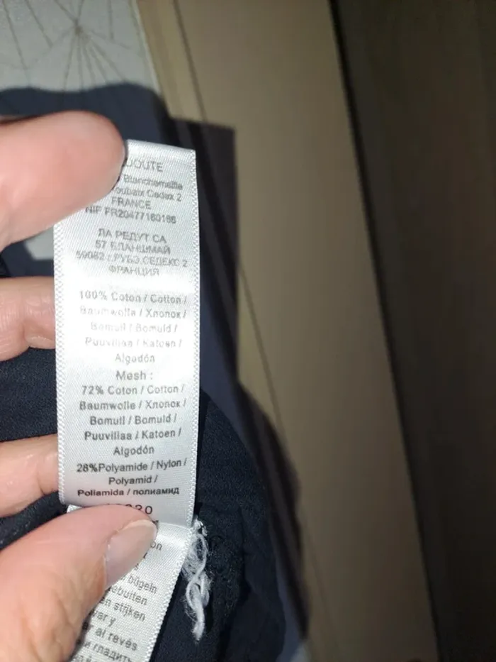 Chemisier fille 14 ans Rteens noir la redoute dentelle tbe plus joli en vrai - photo numéro 5