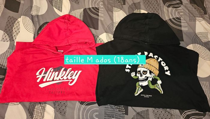Sweat garçon 18ans (m de cher kiabi)