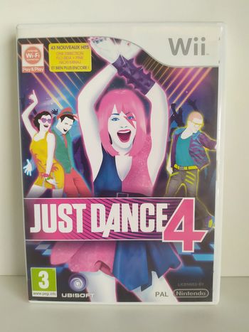 Just Dance 4 Nintendo Wii PAL en boite notice complet