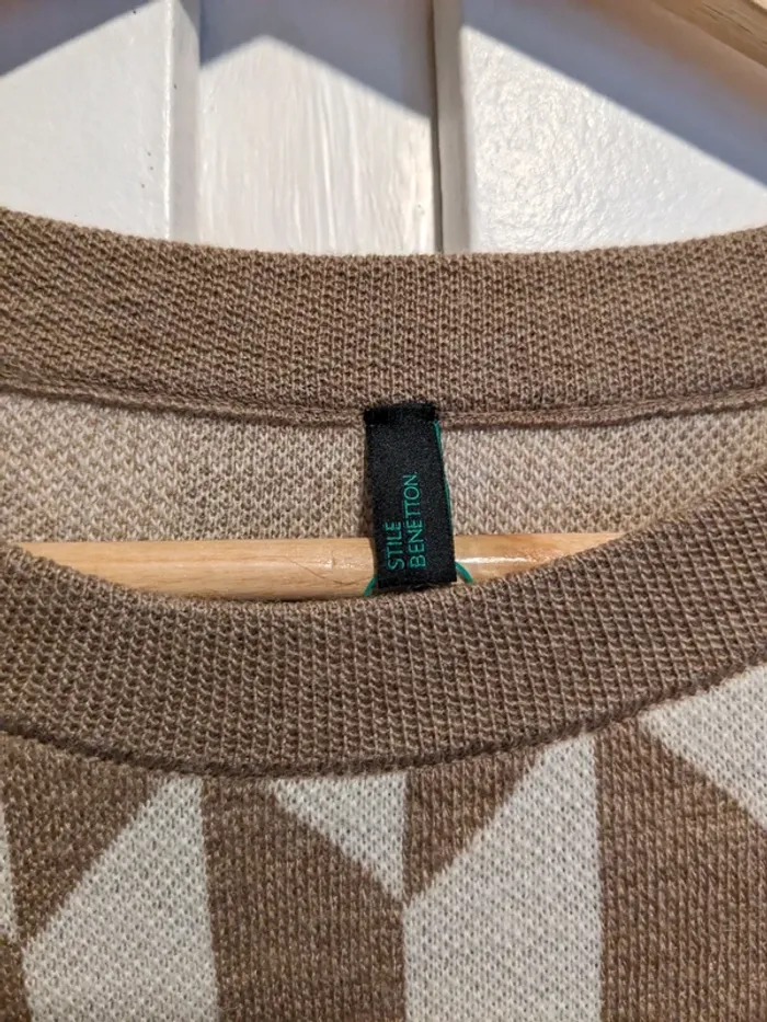 Robe Stile Benetton - crème/beige graphique - photo numéro 4
