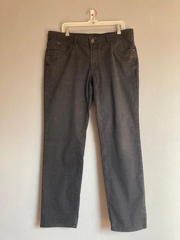 Pantalon homme Westbury 36/30 slim fit – carreaux gris foncé/noir – très bon état