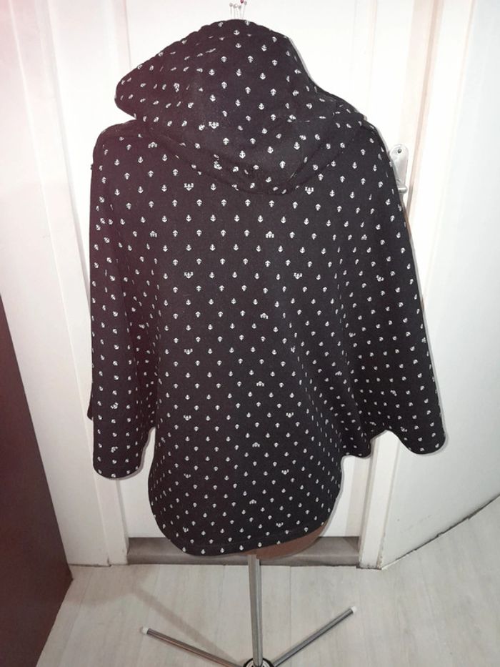 Poncho capuche kanabeach taille 40 vintage - photo numéro 3