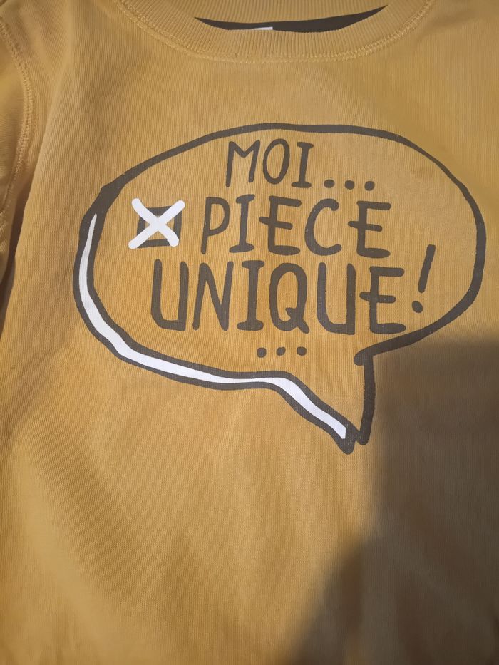 Pull garçon moutarde – Du Pareil au Même – 4 ans (104 cm) - photo numéro 2