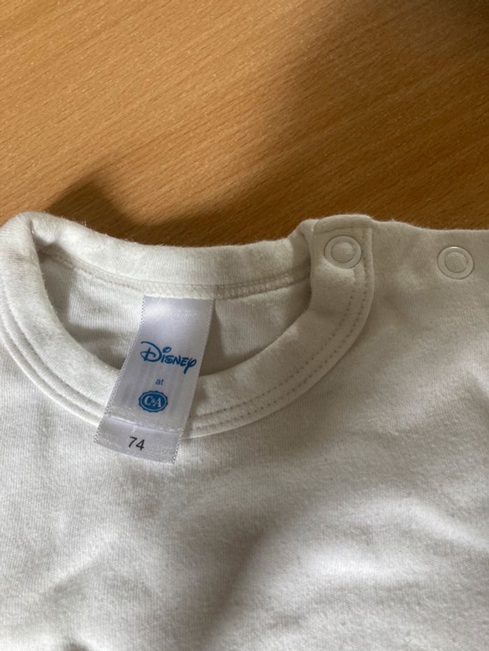 Combinaison short + t-shirt winnie l’ourson taille 74cm - photo numéro 7