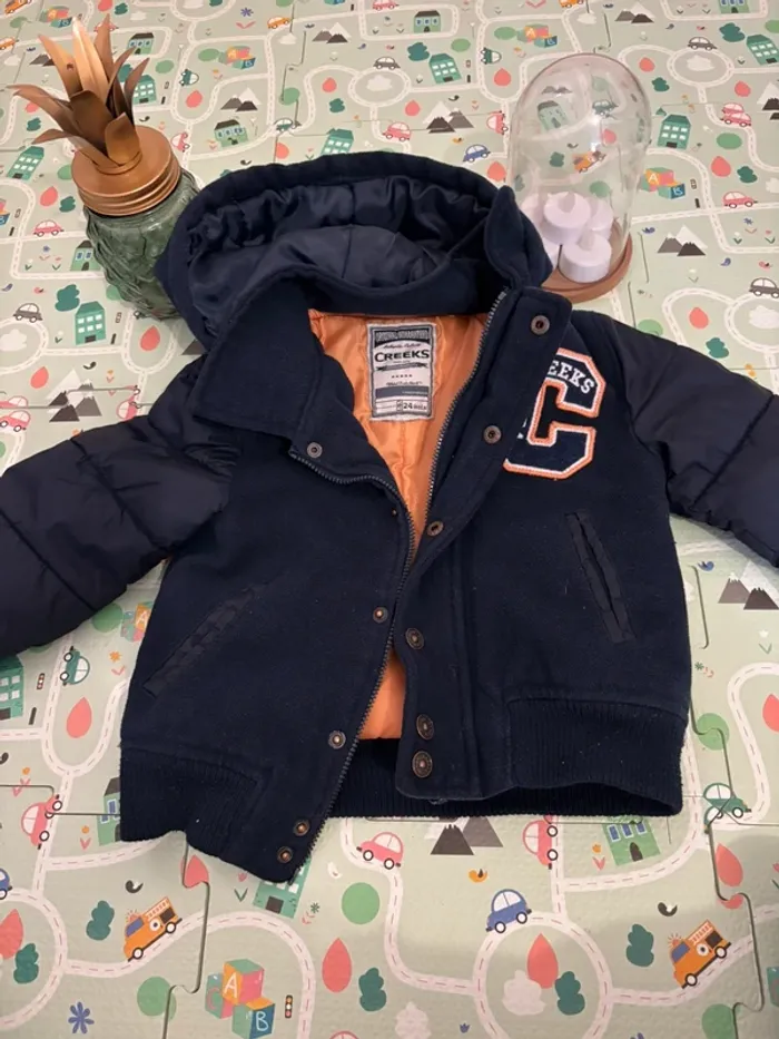Manteau doudoune creeks 24 mois