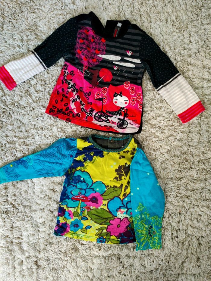 Lot de 2 T-shirt manches longues Catimini