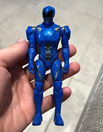 Figurine power ranger bleu