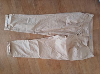 Pantalon femme beige