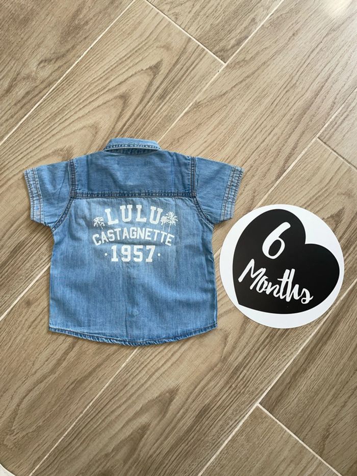 Chemise manches courtes 6 mois - photo numéro 2