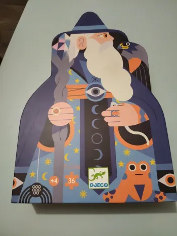 Puzzle 36 pièces Djeco le magicien