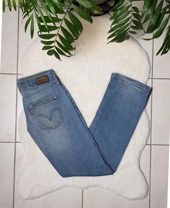 Jean Levi's Eve Square Cut Straight Leg W29 L32 Bleu