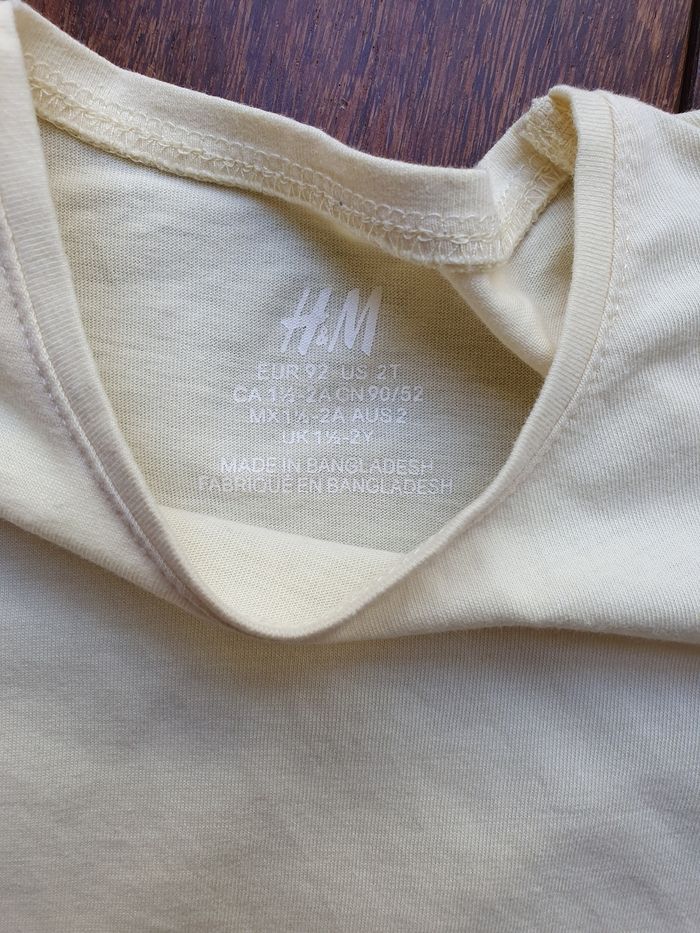 T-shirt fille H&M 2 ans - photo numéro 3