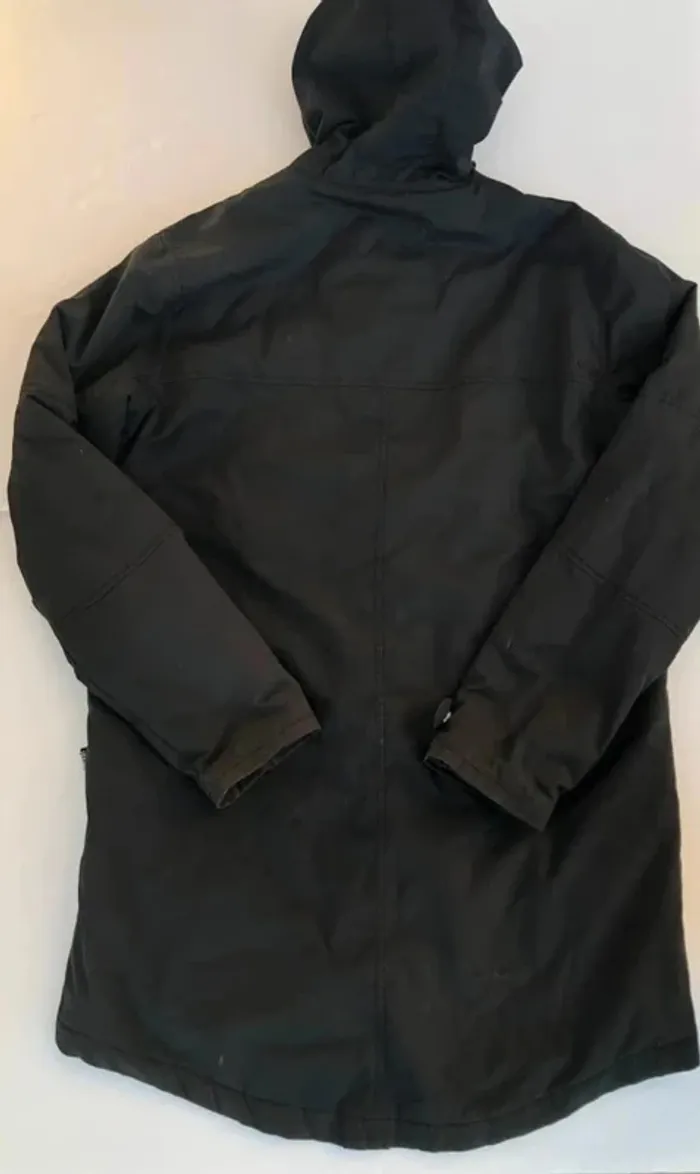 Duffle Coat hoodie Jacket black Rip Curl Mens M - photo numéro 4