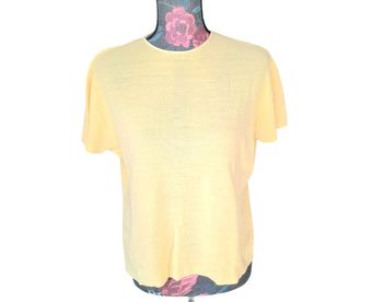 T-shirt jaune vintage L