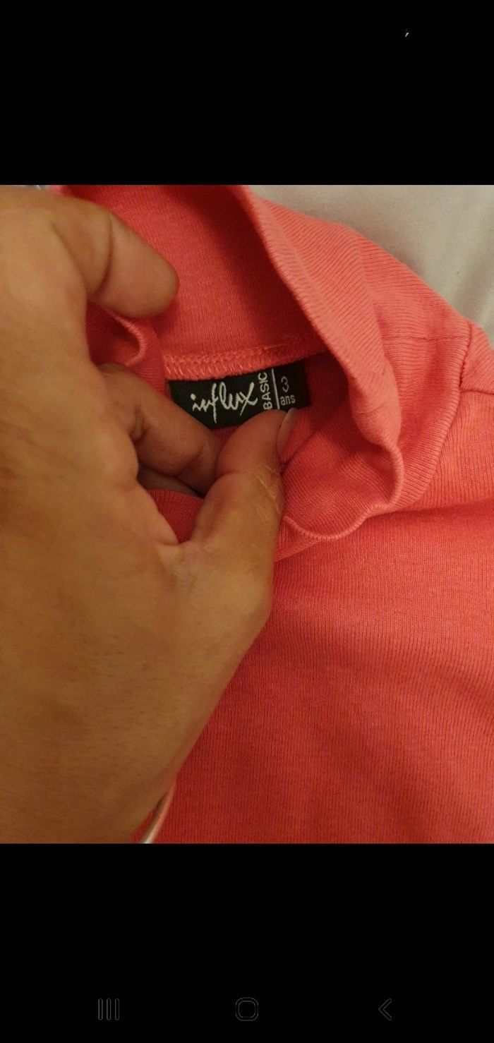 T shirt ml col roulé/sous pull - photo numéro 2