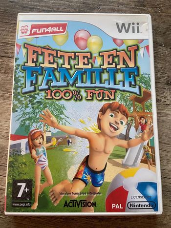 Fete en famille 100% fun nintendo wii