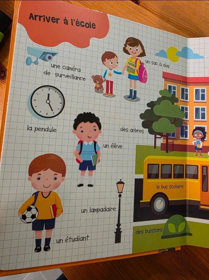 Livre enfant école vocabulaire - photo numéro 5