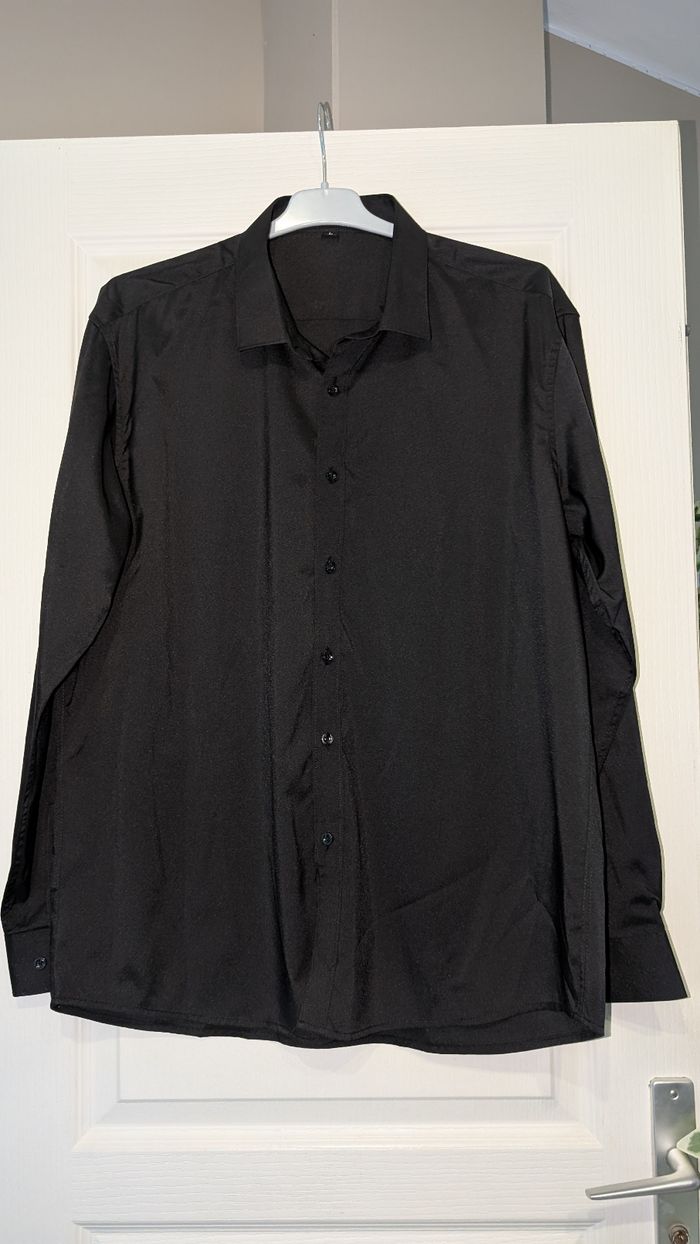 Chemise fluide marron foncé taille L