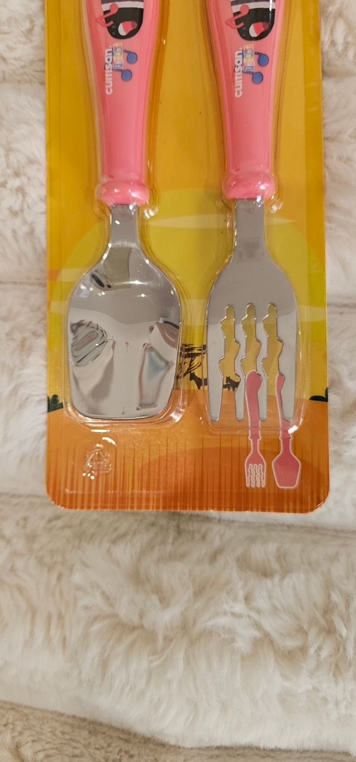 Ensemble de couverts en acier inoxydable Zèbre 🦓 Neufs - photo numéro 3