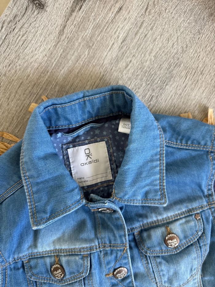Veste en jeans sans manches 8 ans okaidi - photo numéro 2