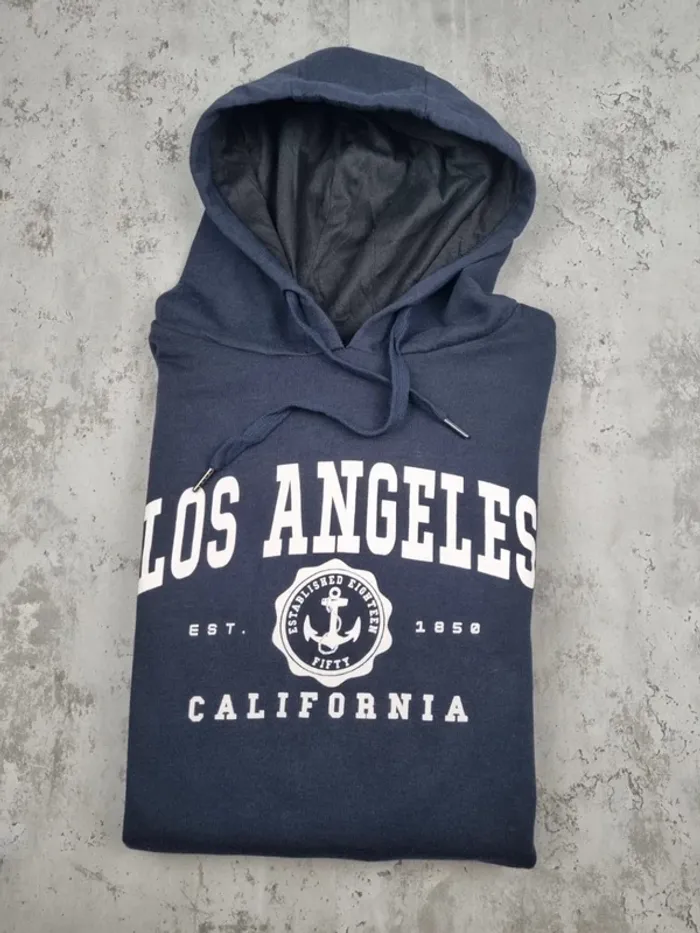 Sweat à capuche universitaire Los Angeles XXL Homme – Style US, Très bon état - photo numéro 2