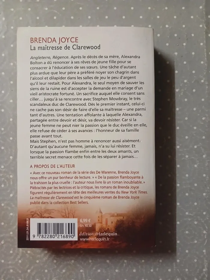Livre La maîtresse de Clarewood - photo numéro 2