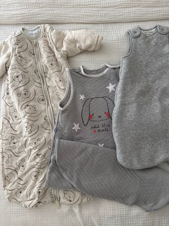 Lot 3 gigoteuses enfants 0 à 2 ans 
