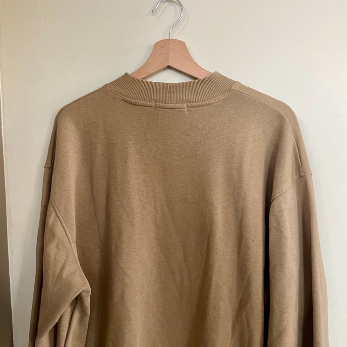 Robe pull camel Pull&Bear Taille M oversize col montant coton majoritaire V051 - photo numéro 2
