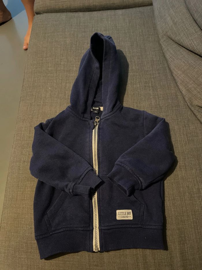 Gilet zippé 24 mois