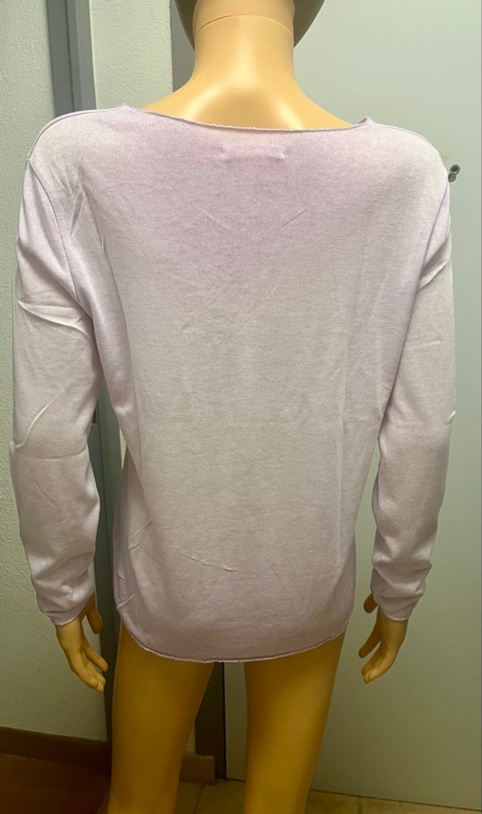 Pull léger mauve - photo numéro 5
