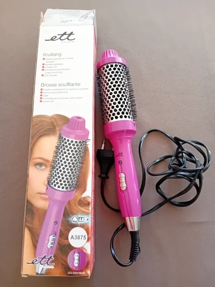 Brosse chauffante