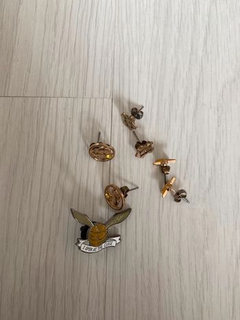 3 paires de boucles d’oreilles Harrypotter