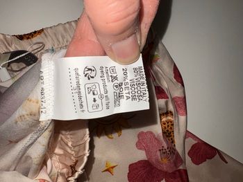 Pantalon en soie et viscose taille m