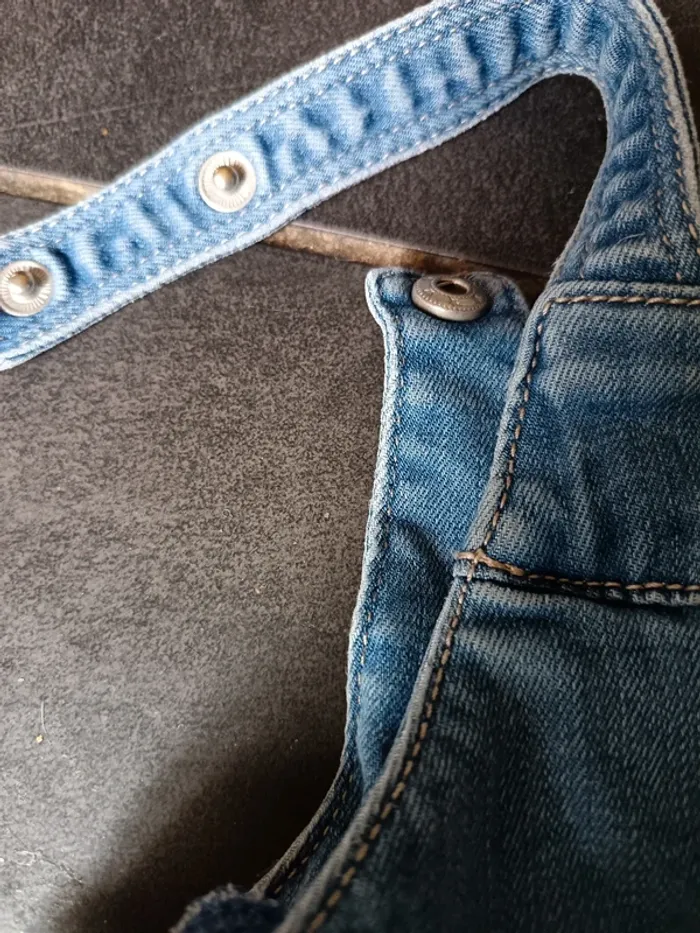 Robe jeans salopette tao 18 mois 80 cm - photo numéro 4