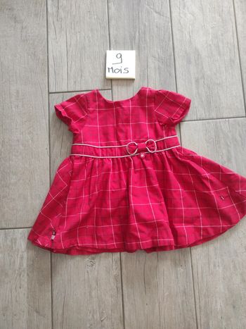 Robe rouge Sergent Major 9 mois